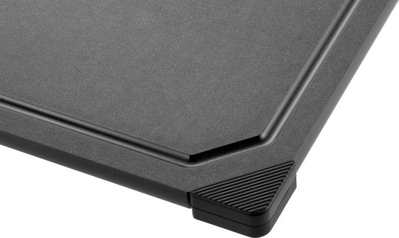ZWILLING 37 x 25 cm Fibrewood Chopping Board with Juice Groove, Non-Slip, Dishwasher Safe, Black - Image 3